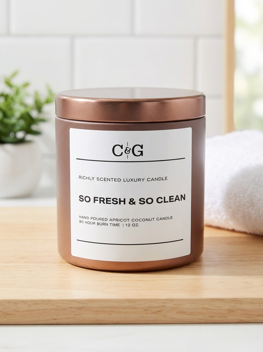 So Fresh & So Clean – C&G Luxury Candles