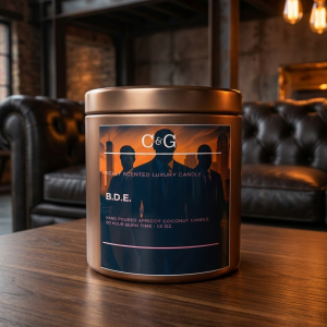 B.D.E. candle