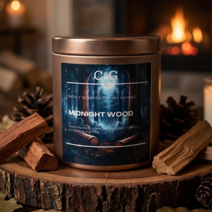 Midnight Wood candle