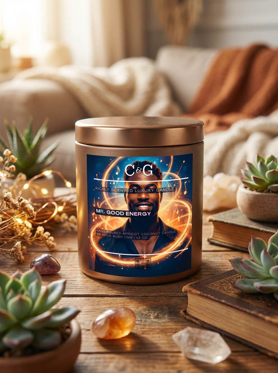 Mr Good Energy candle