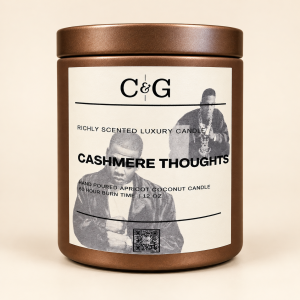 Cashmere Thoughts luxury candle by C&G Luxury Candles